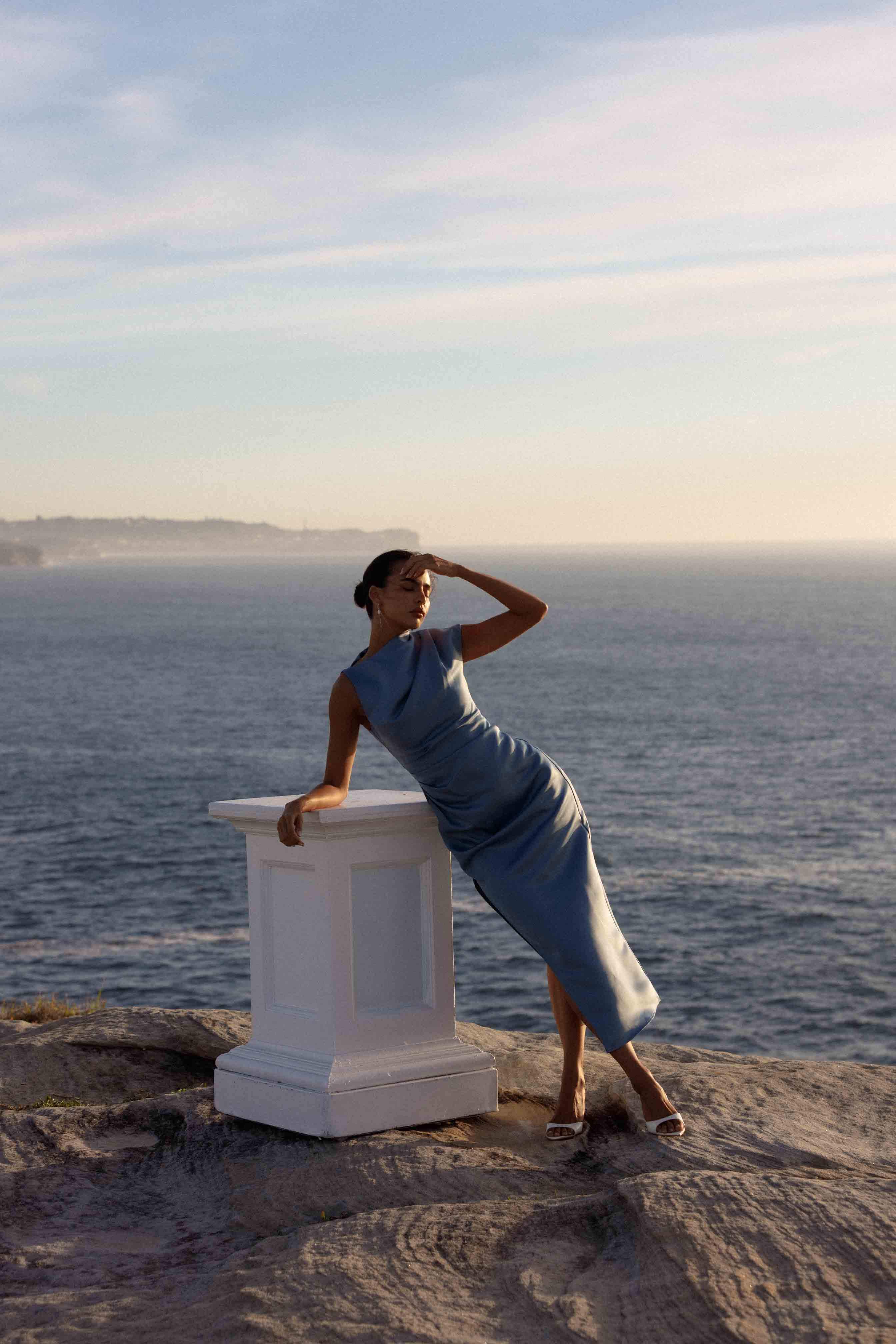 Coralie Maxi Gown in Blue - Image 8