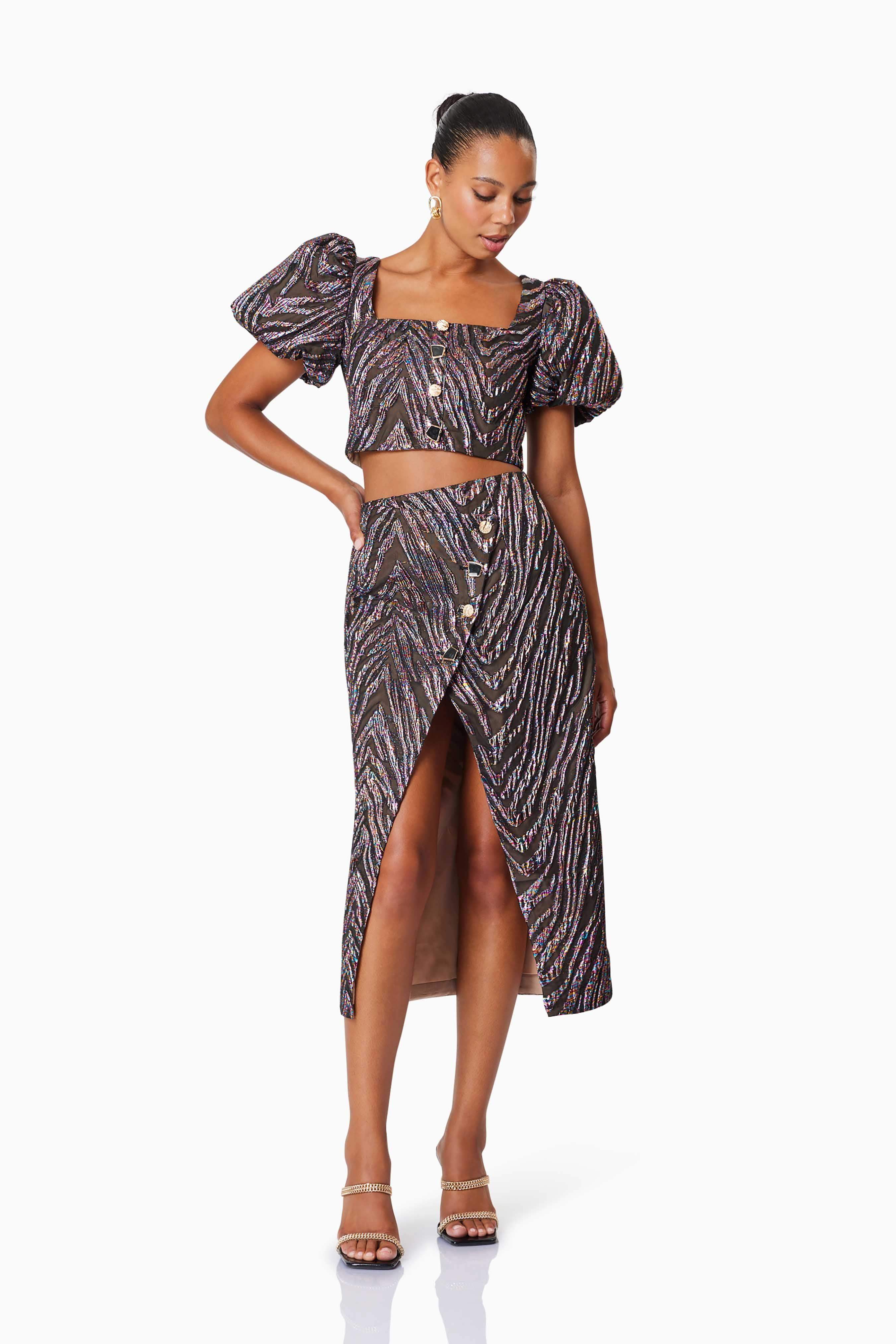 Mikayla Two Piece Set In Purple - Image 4